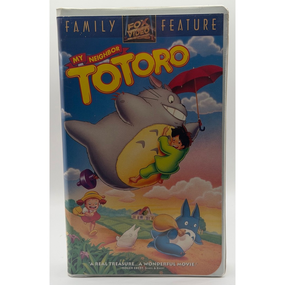 My Neighbor Totoro VHS 1993 Fox Video Studio Ghibli Clamshell Case